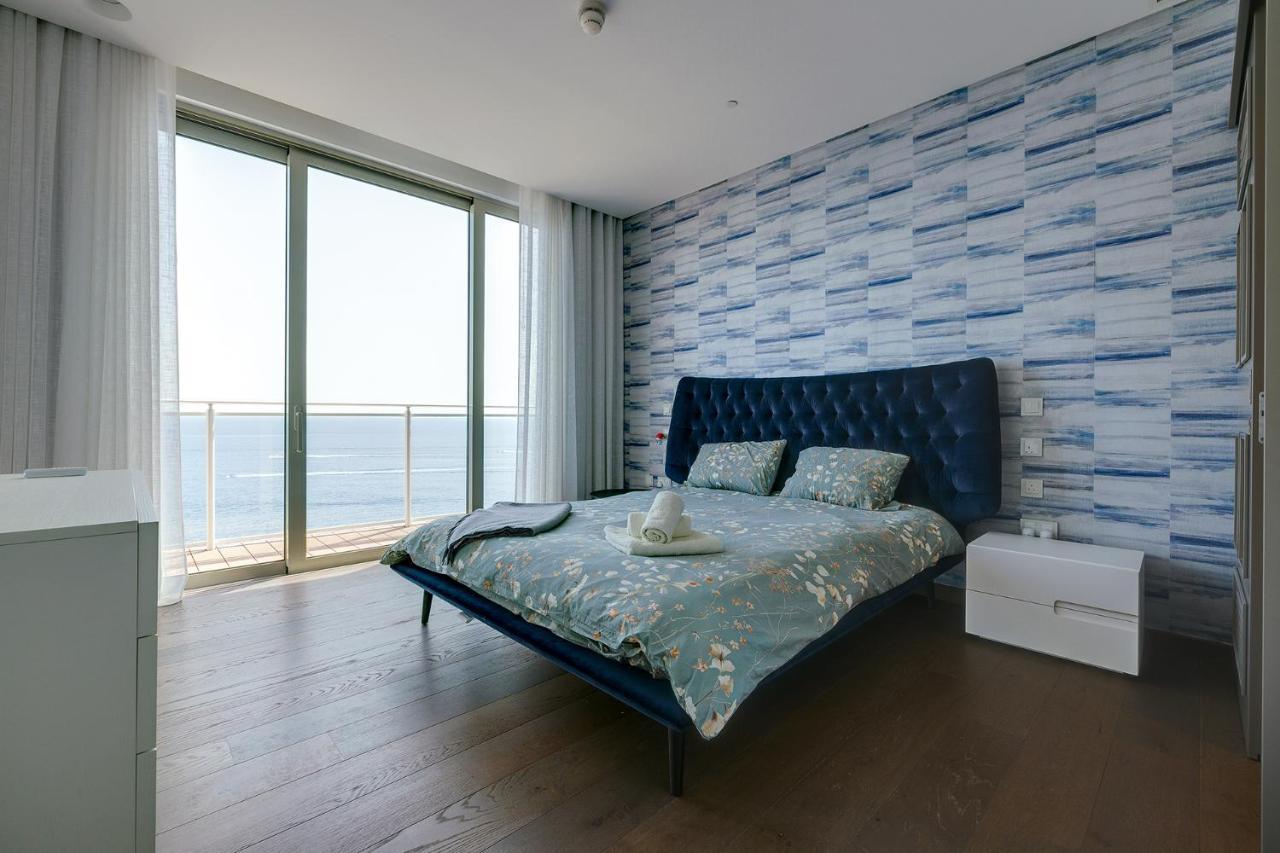 Super Luxury Apartment In Tigne Point, Amazing Sea Views スリーマ エクステリア 写真