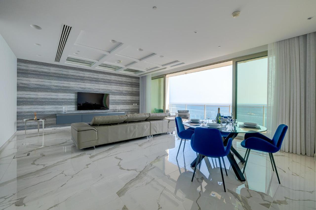 Super Luxury Apartment In Tigne Point, Amazing Sea Views スリーマ エクステリア 写真